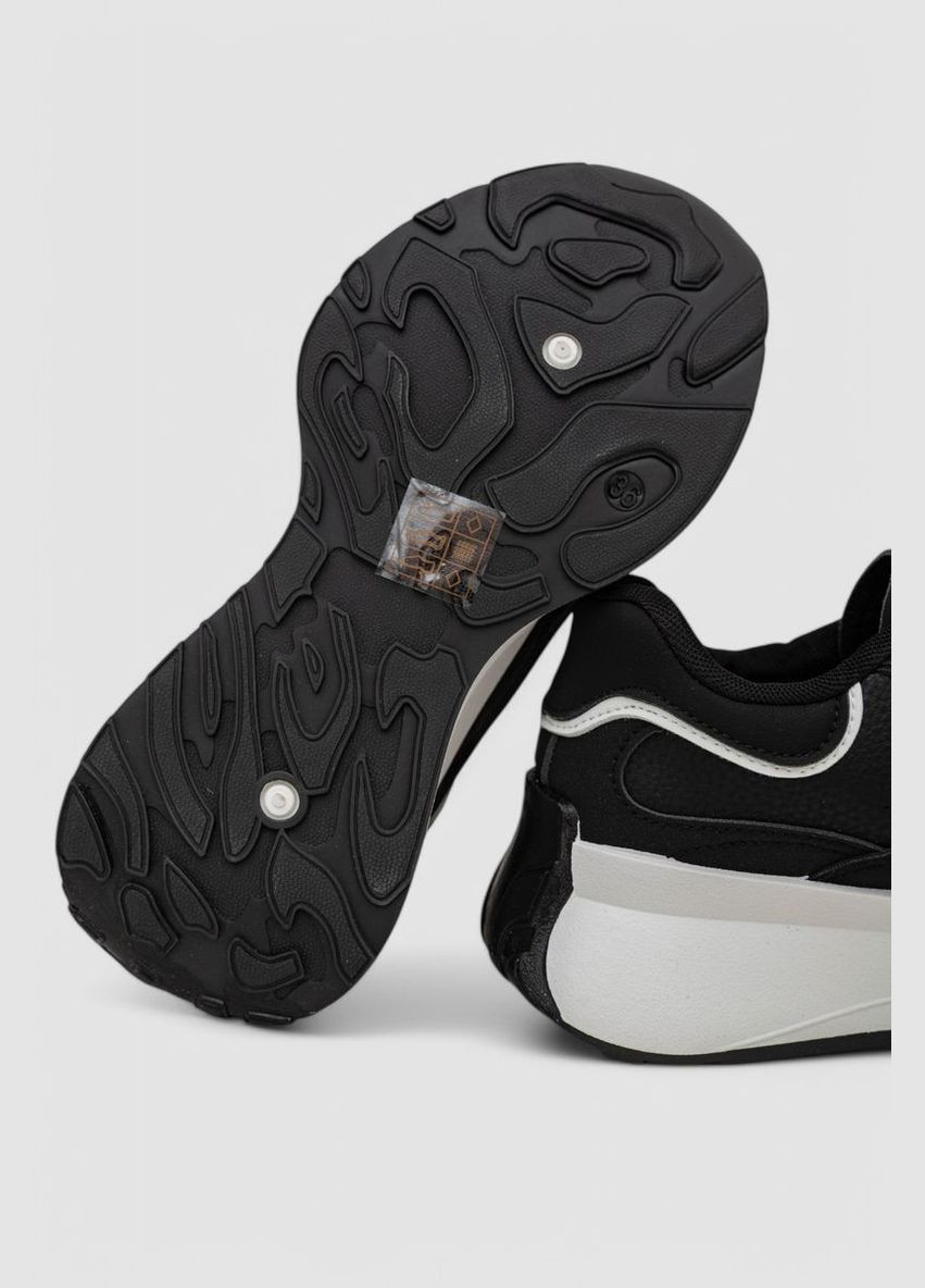 Кроссовки женские Ager 248RXM30 чёрно-белые лето (338370520)