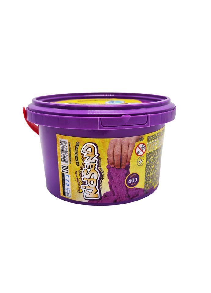 Креативна творчість "Кінетичний пісок "KidSand" KS-01-05, 600 гр Фіолетовий Danko Toys (356107551)