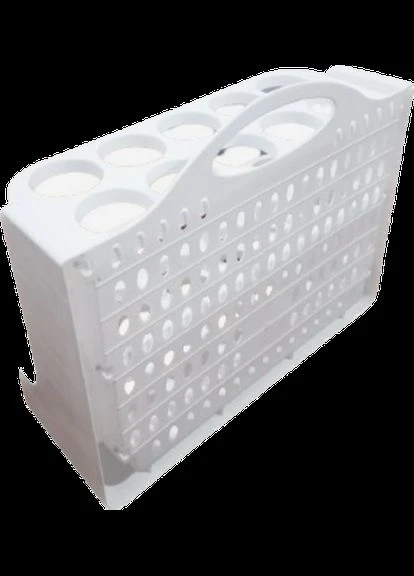 Органайзер для зберігання яєць 3 яруси 28 × 10 × 23 см на 30 шт білий No Brand (315632937)