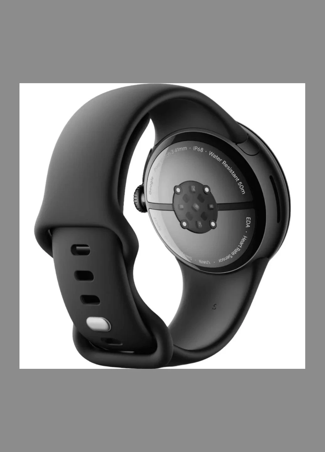 Pixel Watch 3 41 mm Wi-Fi Matte Black Aluminum Case/Obsidian Active Band Google (330142734)