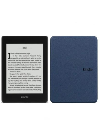 Електронна книга Kindle Paperwhite 10th Gen 8GB Refurbished Grade A + синій чохол Amazon (370159463)