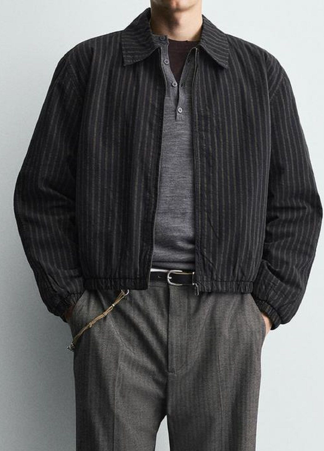 Синя демісезонна куртка Zara