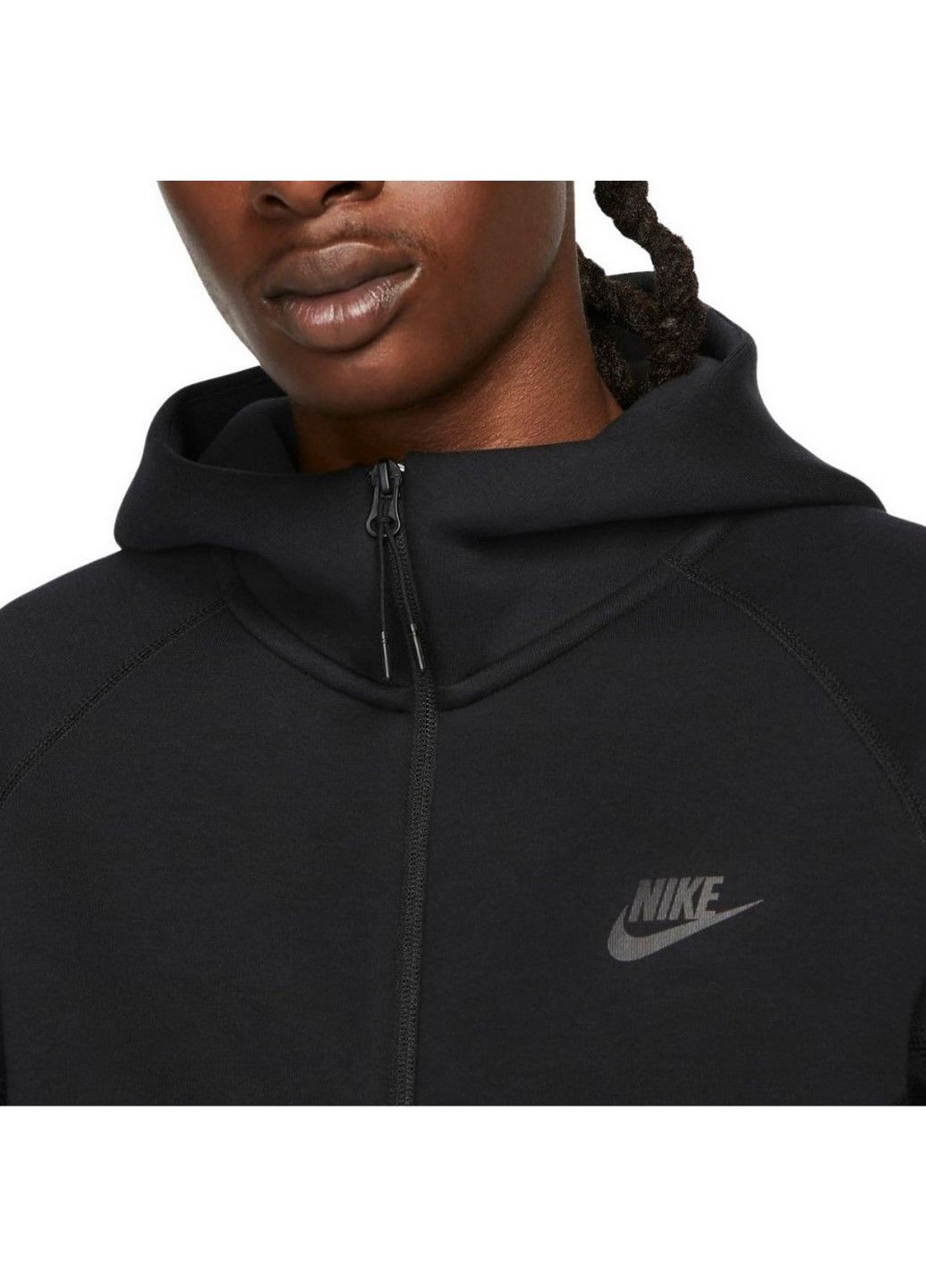 Женская толстовка Tech Fleece FZ WR Hoodie FB7921-010 Nike (285794831)