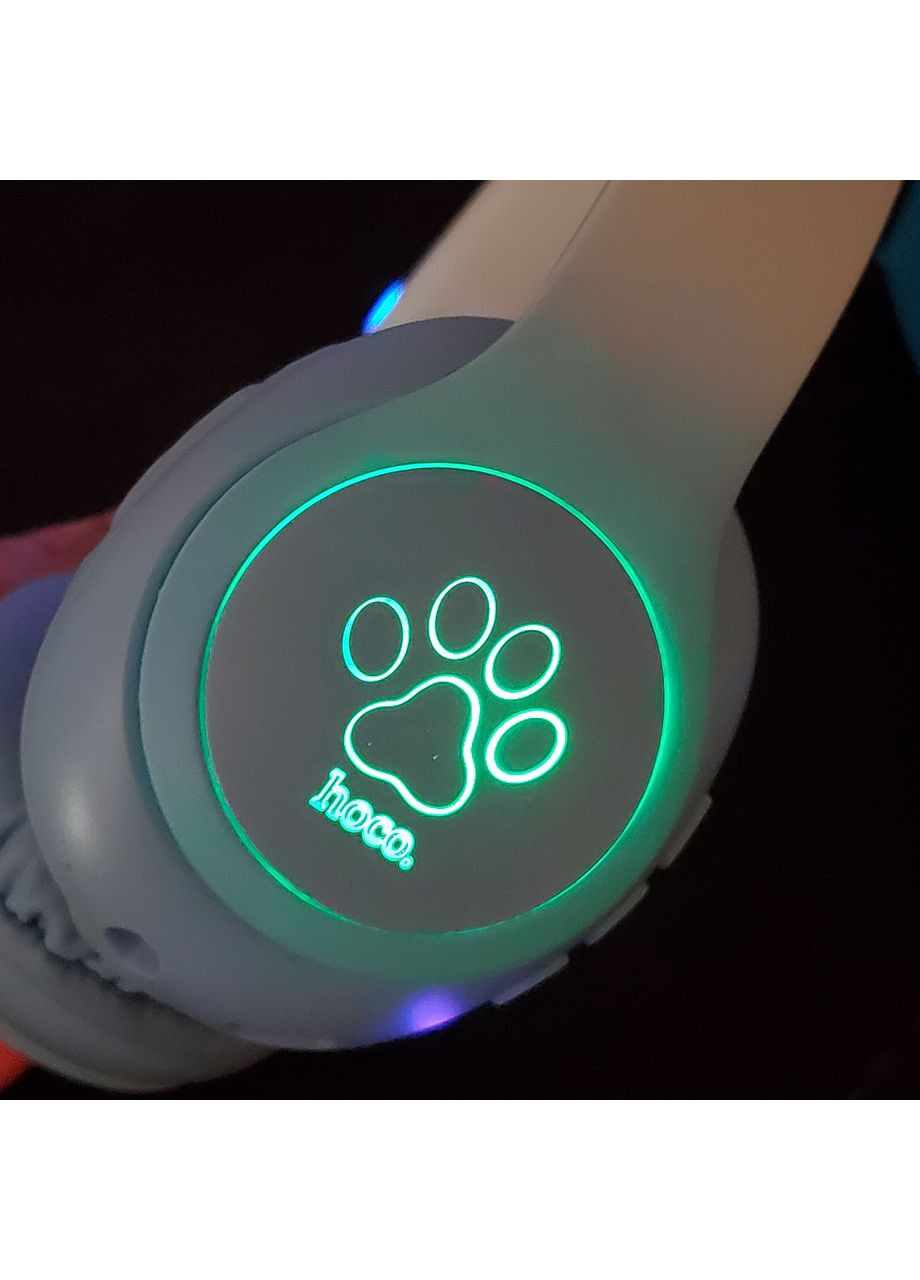 Беспроводные Bluetooth-наушники кошачьи ушки W42 Cat ears headphones с микрофоном Hoco (353497672)