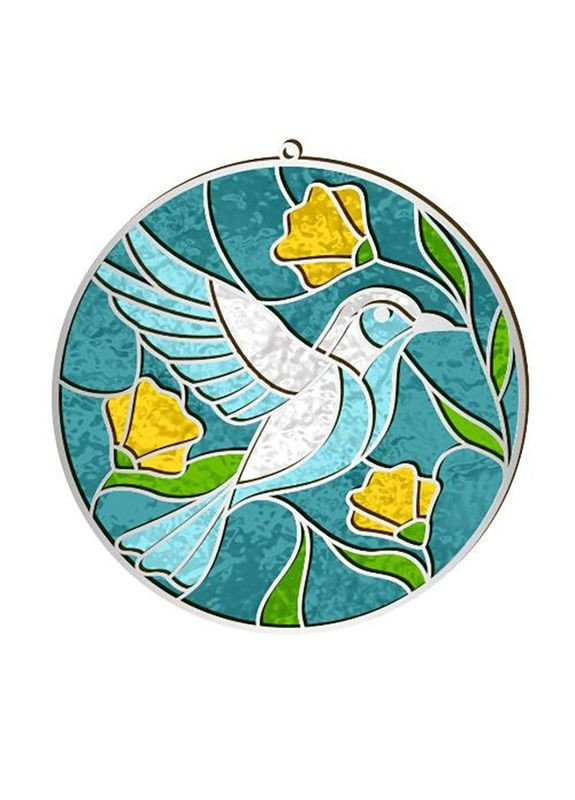 Набір для вітражного живопису за номерами "Весна прилетіла" FDSGK-008 Fabrika Decoru (367964695)