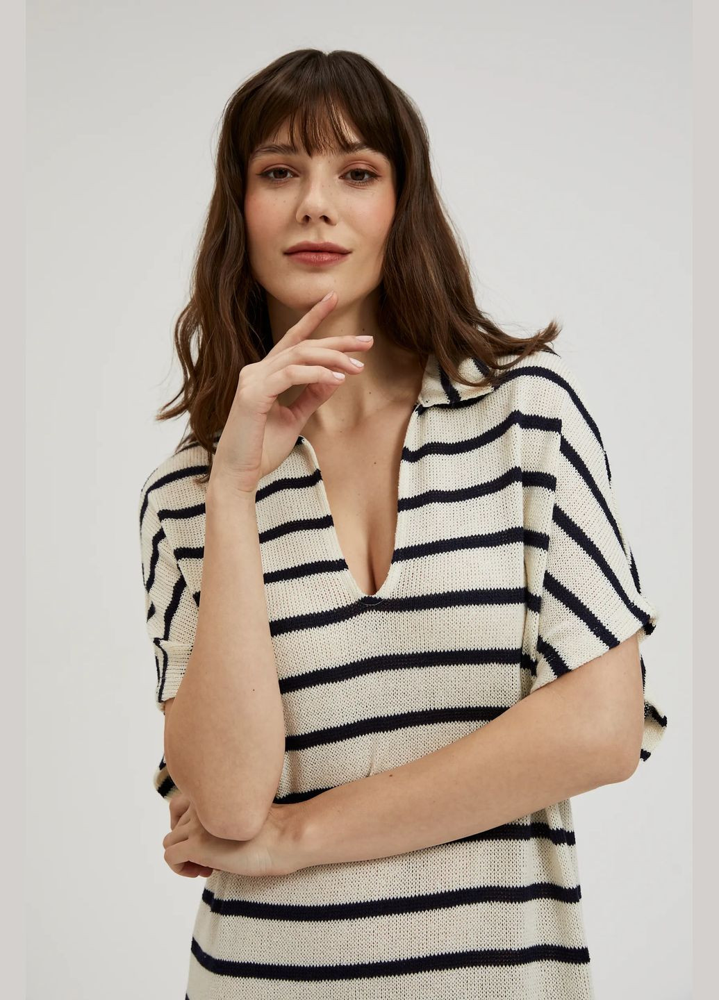 Молочное платье Moodo