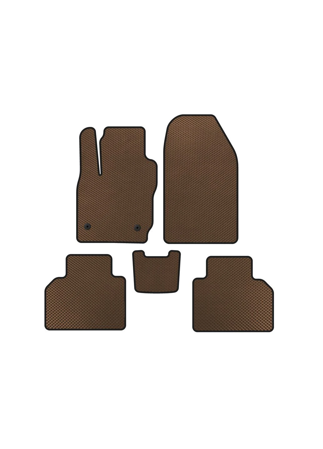 Коврики EVA (Коричневые) для Ford 2014-2023 гг Digital Designs Courier (389244978)