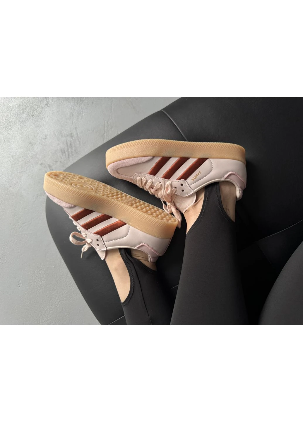 Кросівки жіночі adidas Samba XLG Pink Platform | Адідас Самба Платформ рожеві демісезони (374531236)
