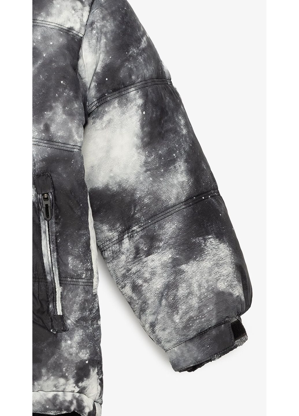 Сіра зимня куртка для хлопчика y-11-1 134 см shop (2000999144509) Dinomin