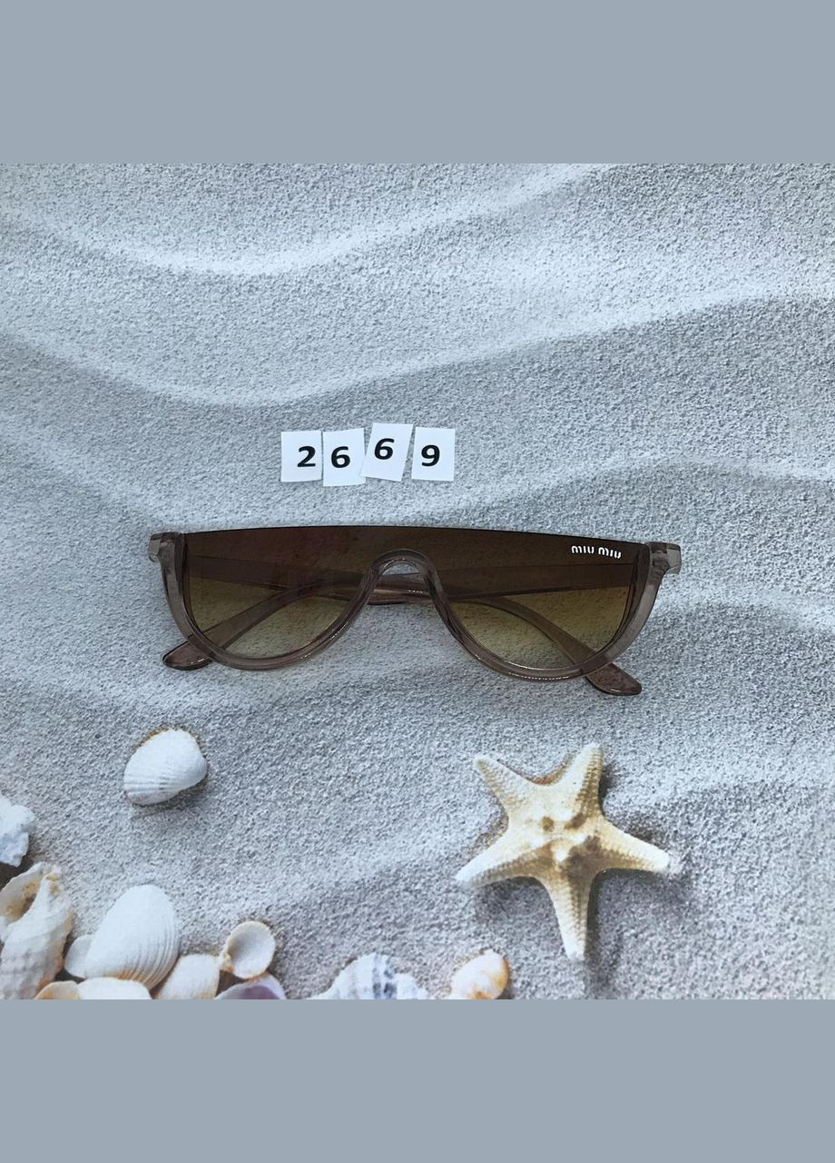 Стильні коричневі окуляри No Brand (302370732)