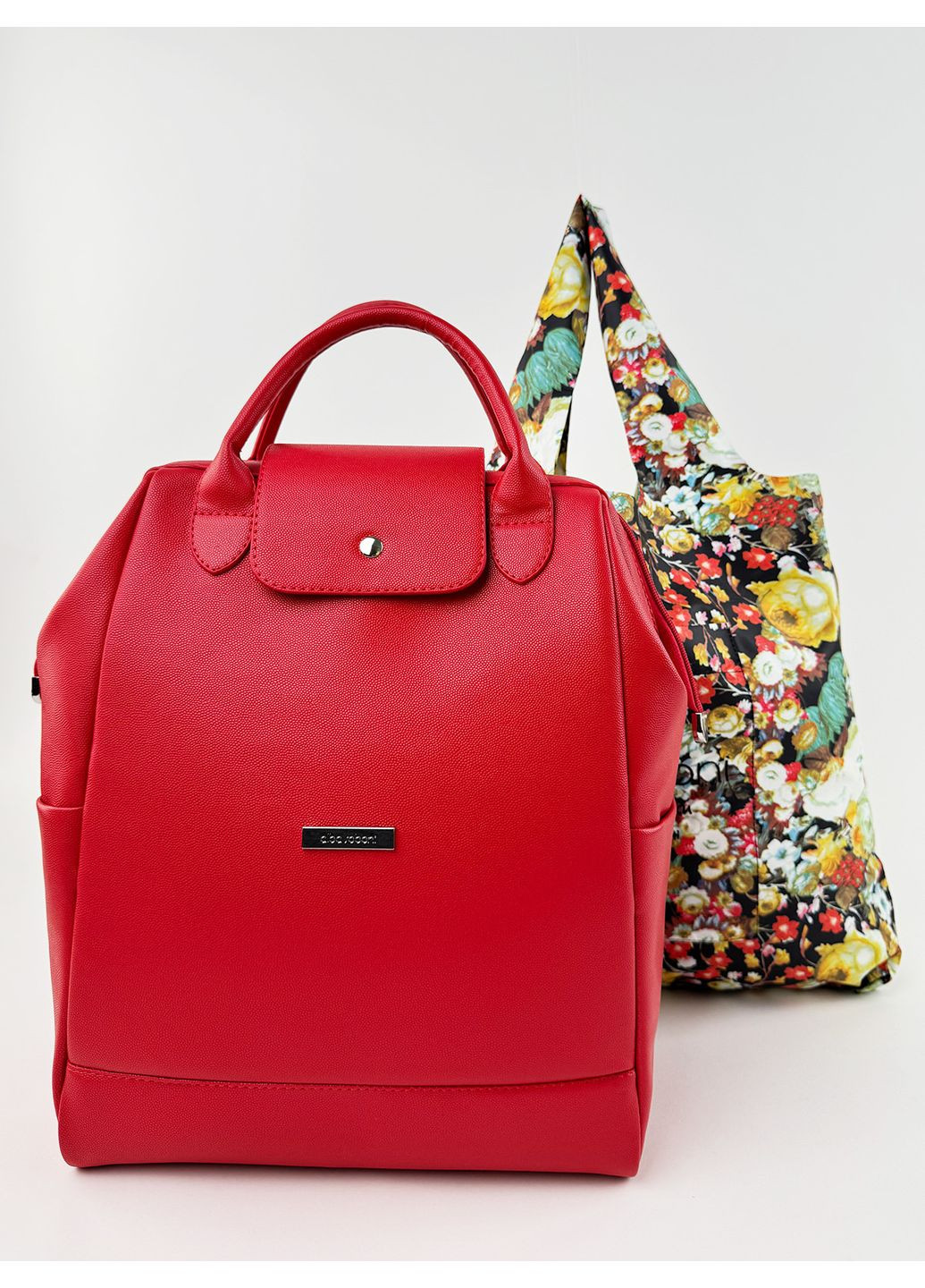 Яскравий дует - рюкзак та шопер 250318 червоний '' Alba Soboni (353302917)