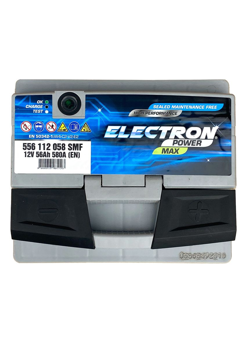 Автомобільний акумулятор POWER MAX 6СТ-56Ah АзЕ 580А (EN) 556 112 058 SMF Electron (350920898)