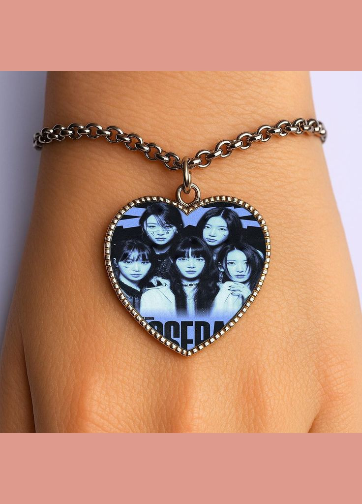 Браслет k pop LE SSERAFIM #004 (сердце) No Brand (329330760)