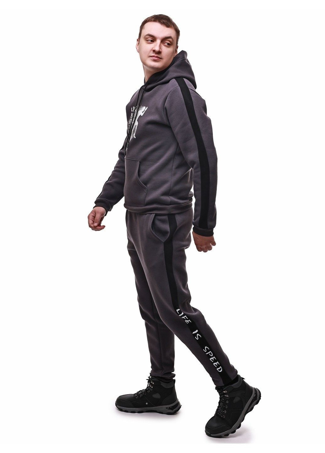 Серый костюм спортивный мужской Griffin