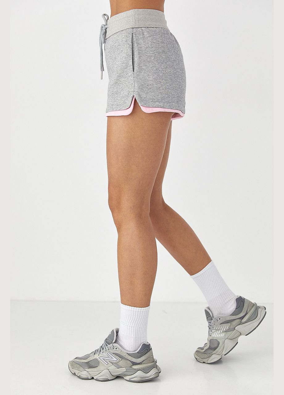 Шорты с эффектом двойного слоя Lurex (334451582)