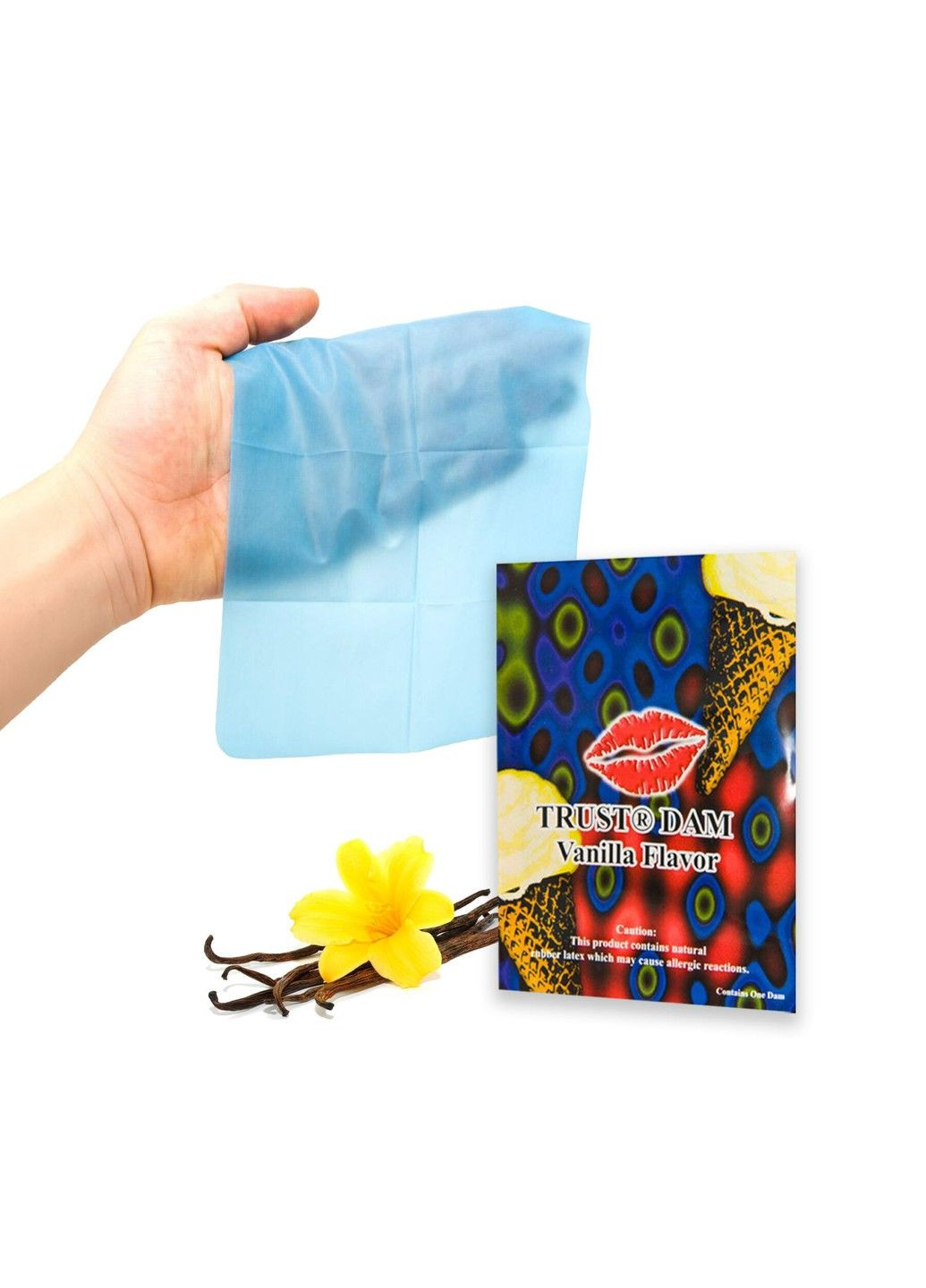 Латексная салфетка Latex Dental Dams Vanilla 1 шт One (315348030)
