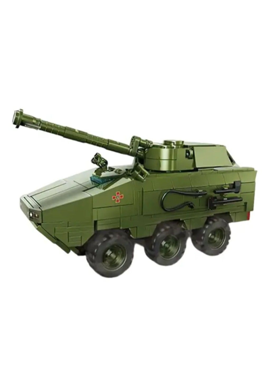 Конструктор украинский броневик БТР Атаман 3 национальная гвардия Украины в коробке (342 деталей) No Brand (331294631)