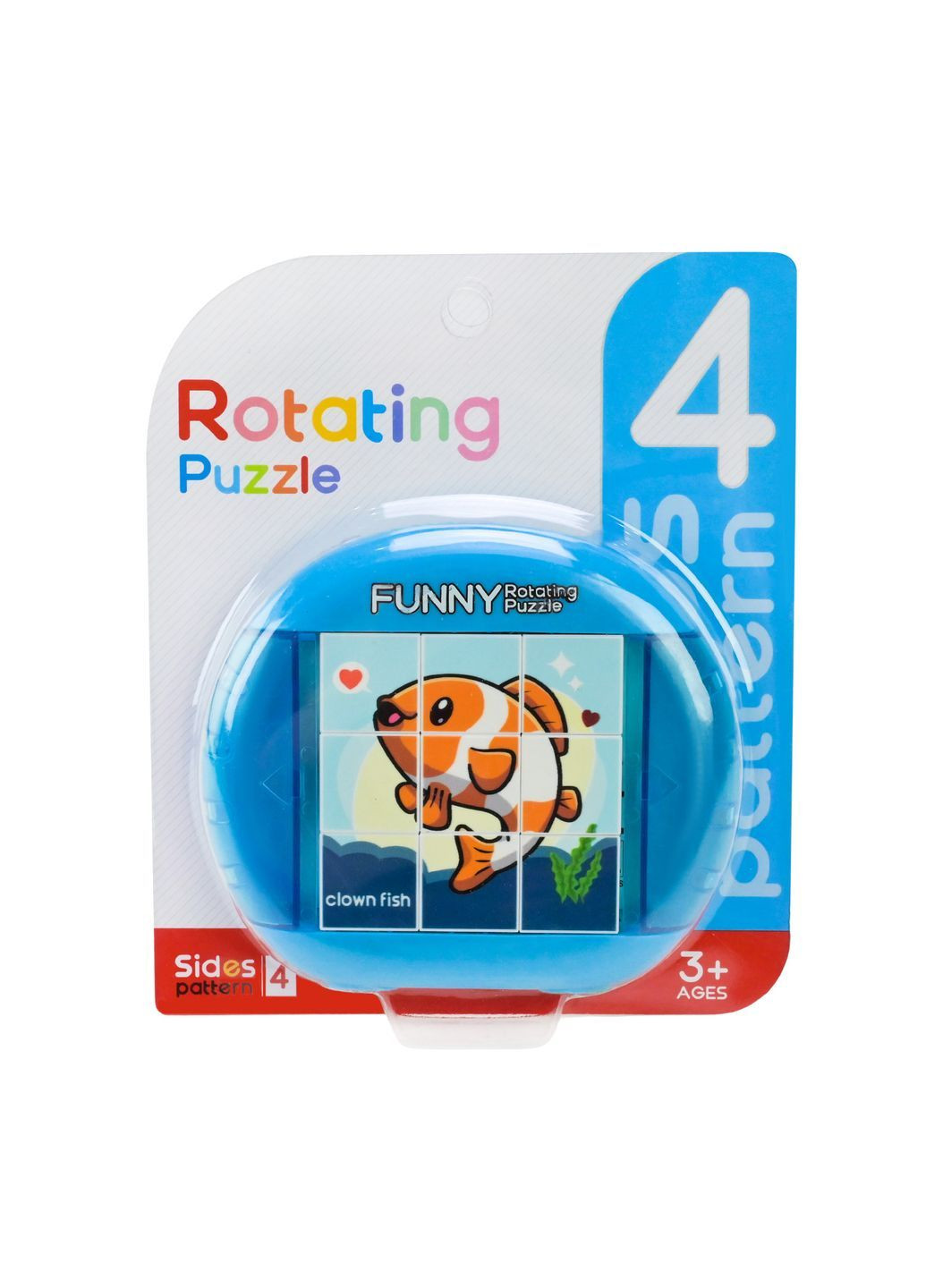 Обертовий пазл-кубик Solen Toys – зберіть картинку, головоломка в асортименті - No Brand 5587-10 (371926288)