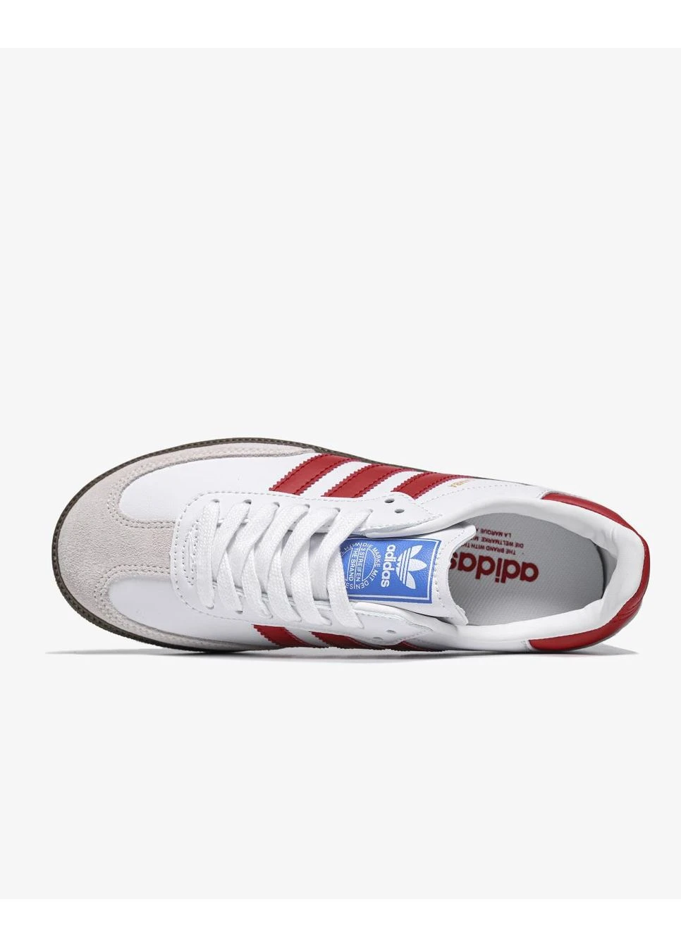 Белые демисезонные кроссовки мужские adidas samba og white scarlet адидас самба белые No Brand