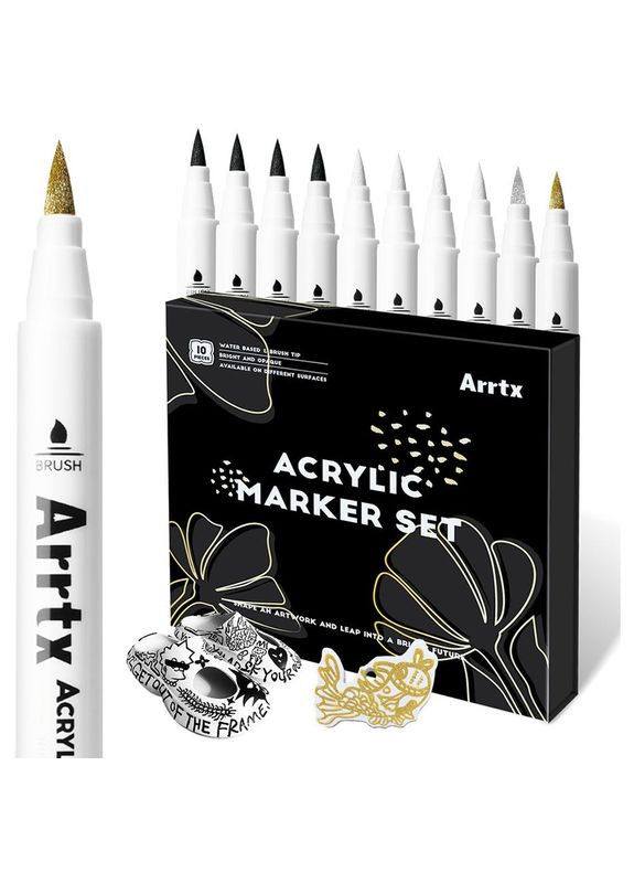 Акрилові маркери AACM-0500-10A, 10 шт Arrtx (314832574)