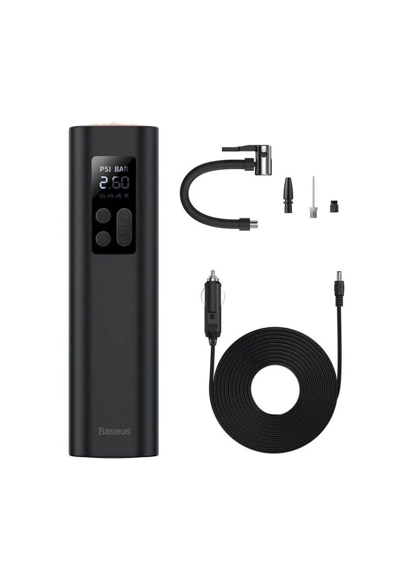 Автомобільний насос Super Mini Inflator Pump Black Baseus (302516571)