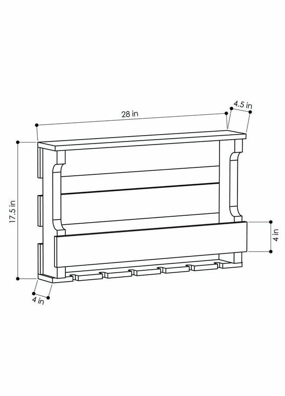 Настенная винная полка из дерева Мацумото морион (ПНК-001111) No Brand (327424692)