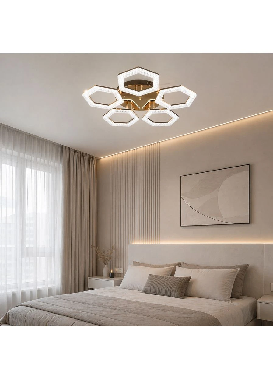 Современная LED-люстра с геометрическим дизайном No Brand (398902329)