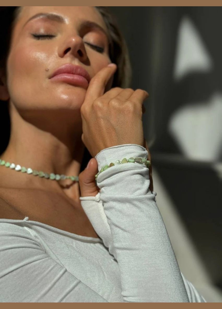 Браслет "Green Perla" Le'Perle (312519685)