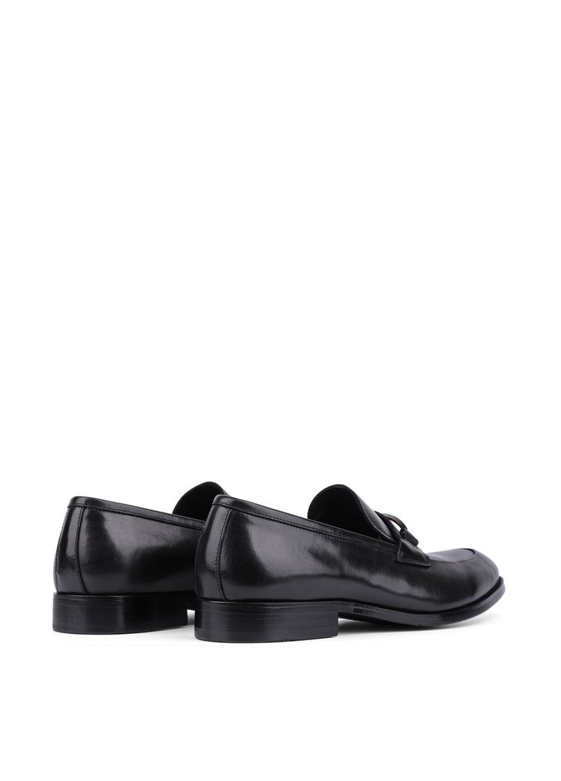 Черные мужские туфли d938-43-178 черная кожа Miguel Miratez