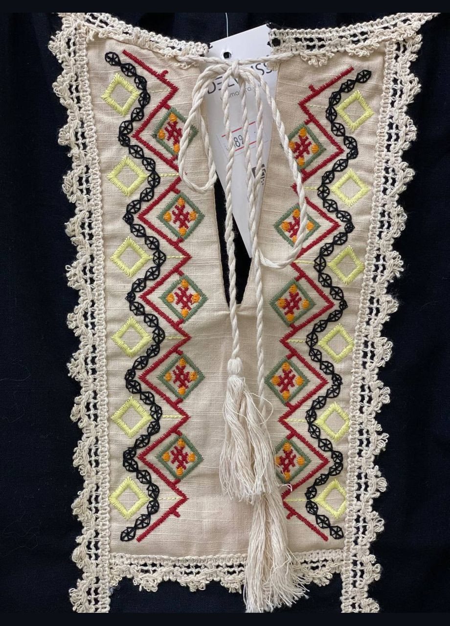 Жіноча вишиванка Порічка чорна Delvinss 6235 (317286717)