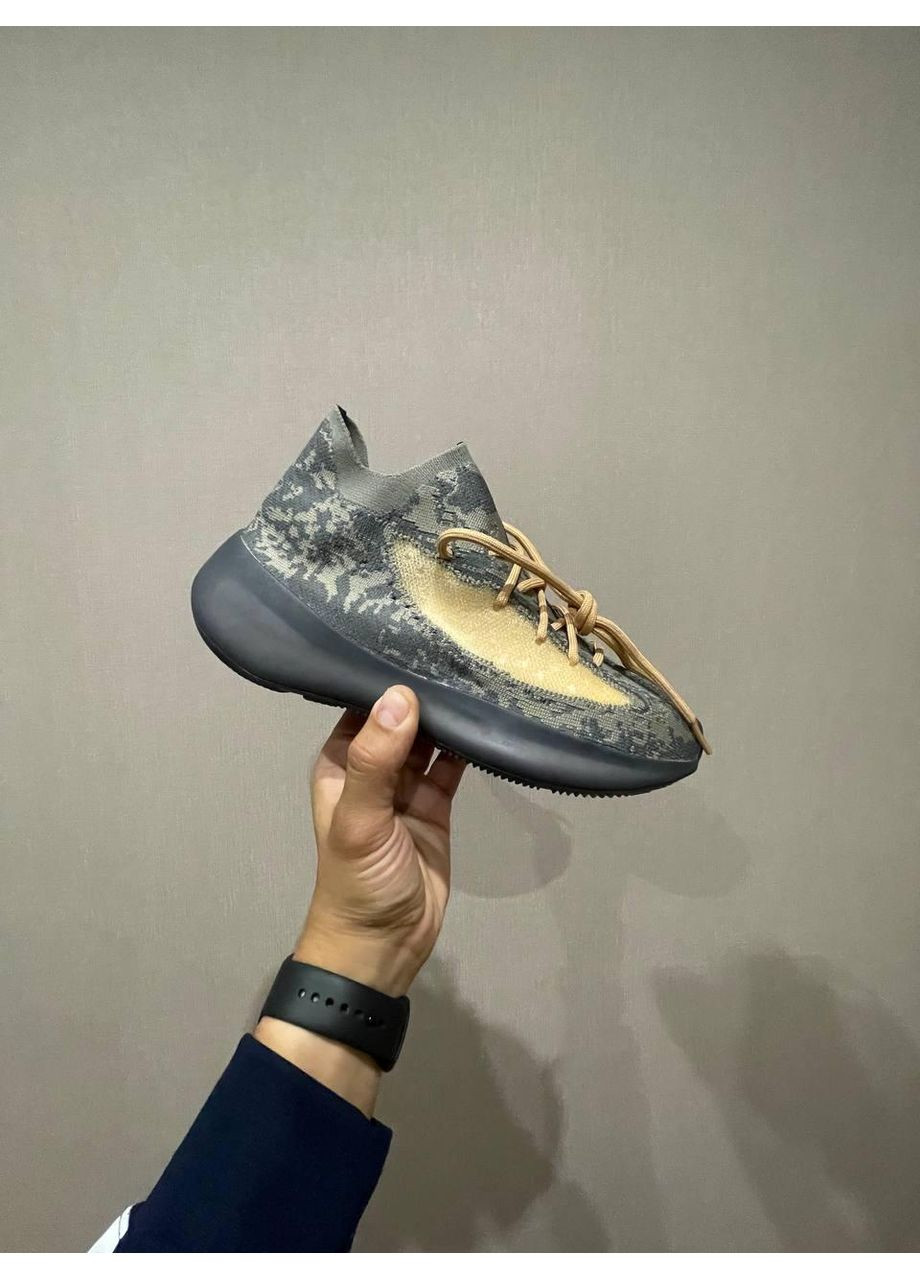 КРОССОВКИ ЖЕНСКИЕ ADIDAS YEEZY BOOST 380 V3 BLACK АДИДАС ИЗИ БУСТ No Brand чёрные демисезоны (369390692)