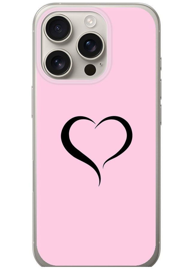 Силіконовий чохол 'Серце 1' для Endorphone Apple iPhone 16 Pro (334727920)