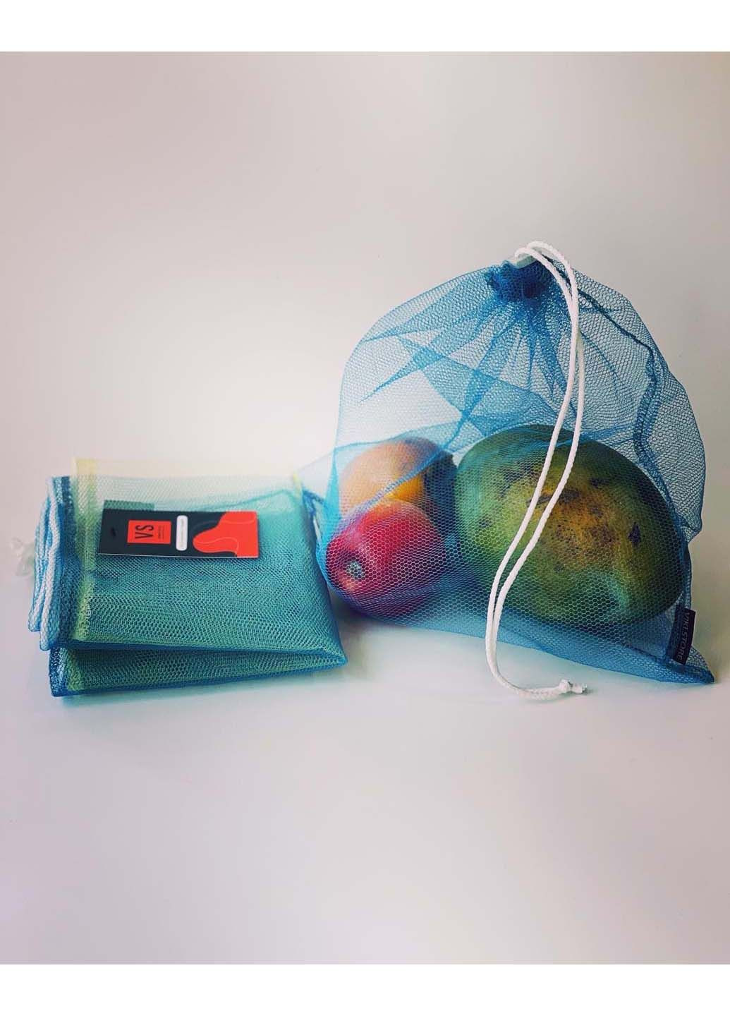 Мішки із сітки для продуктів 3 шт VS Thermal Eco Bag (296923046)