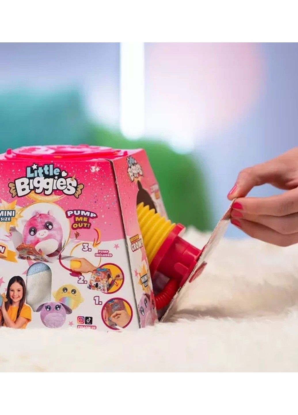 Игровой набор серии "Little Fantasy" W1 - РЫБА ФУГУ (надувная игрушка, насос) Biggies (324110114)