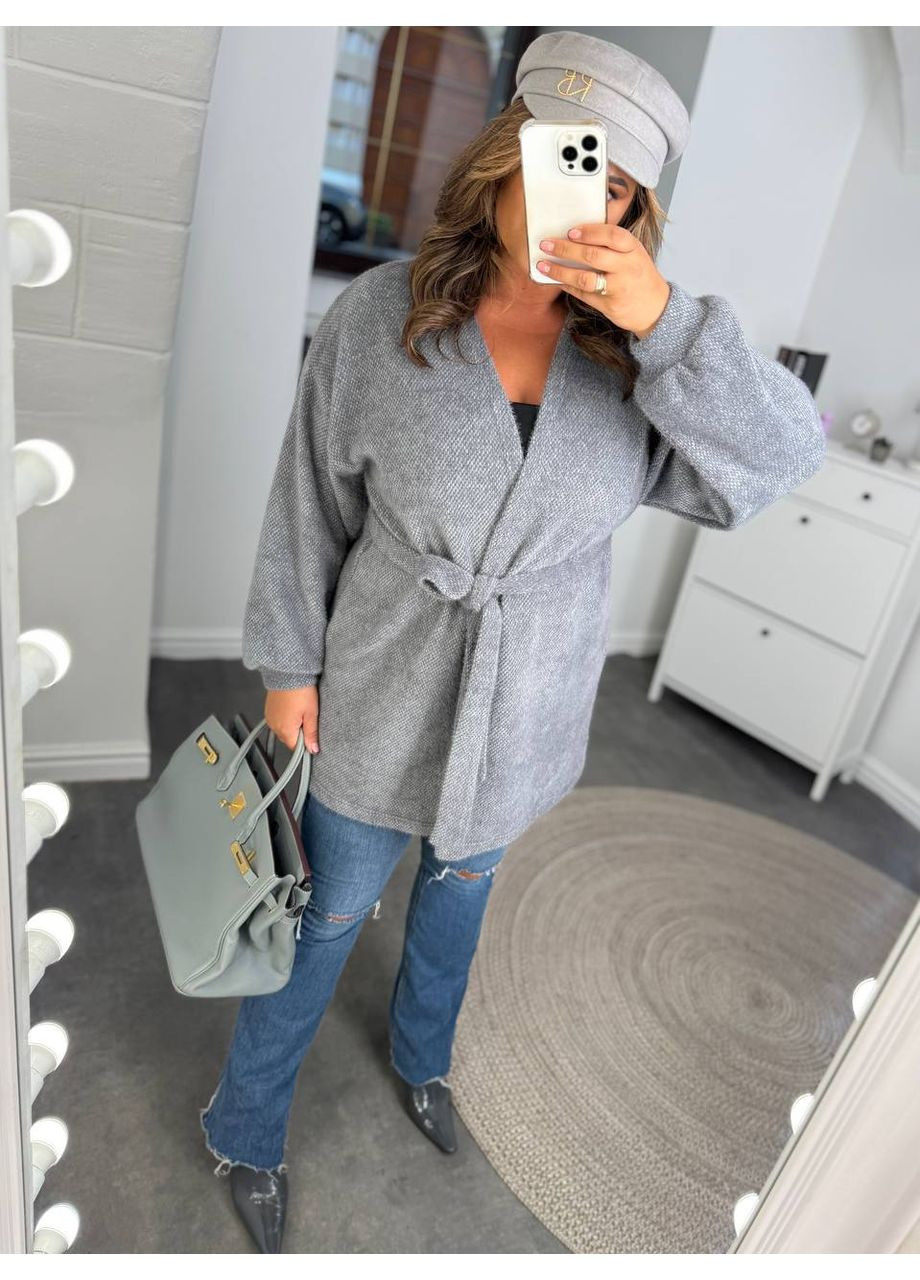 Серый демисезонный кардиган GD/GL Модний простір