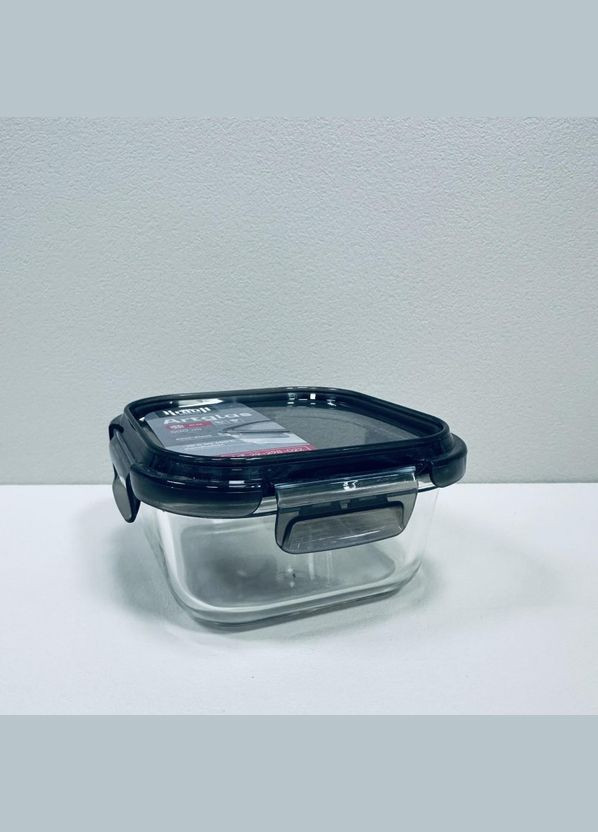 Контейнер стеклянный квадратный с пластиковой крышкой 500 мл Artglas 29-298-022 Krauff (342770662)