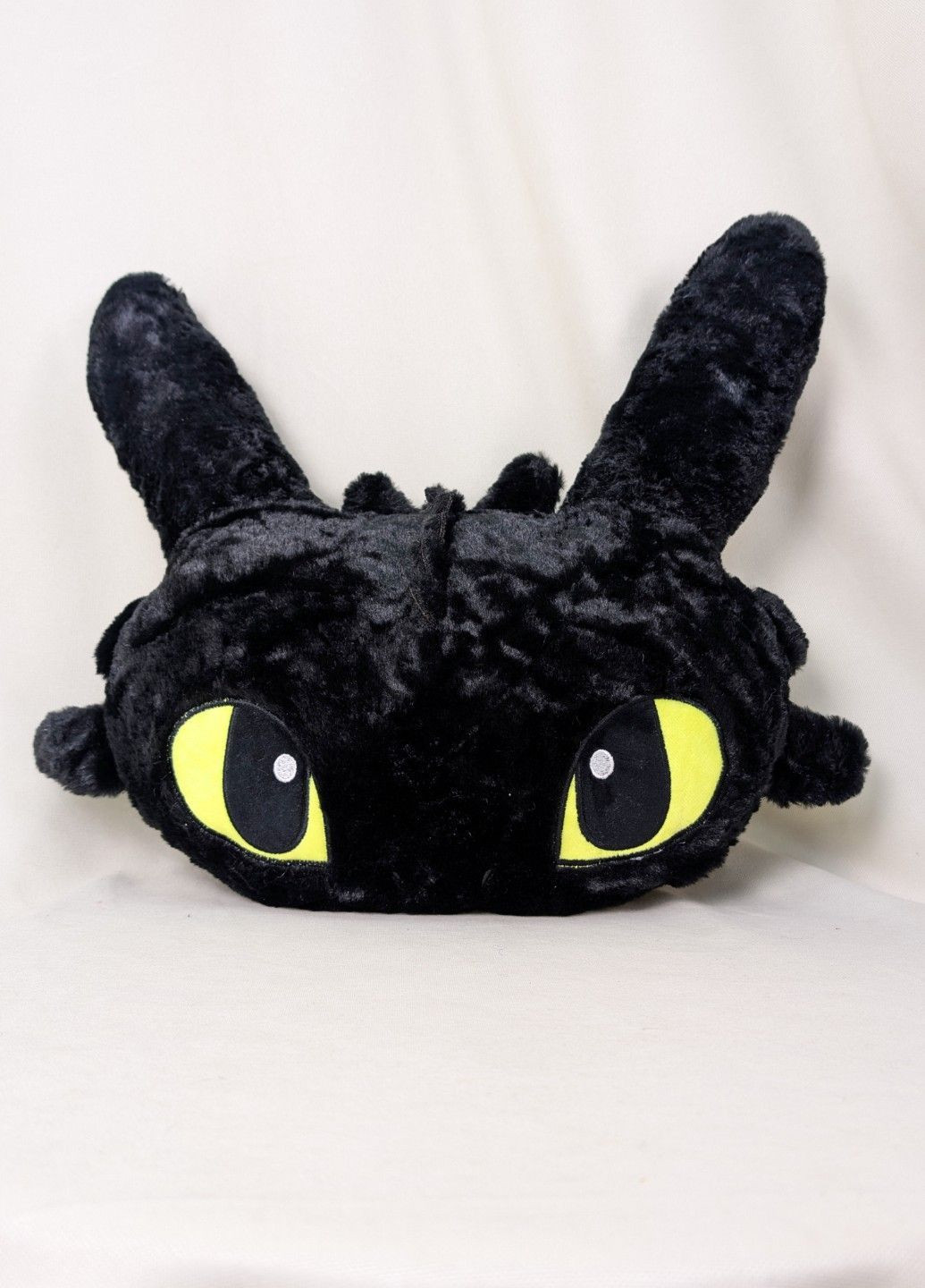 М’яка іграшка Беззубик Нічна Лють 40 см подушка обіймашка чорна плюшева Lalapka (366571301)