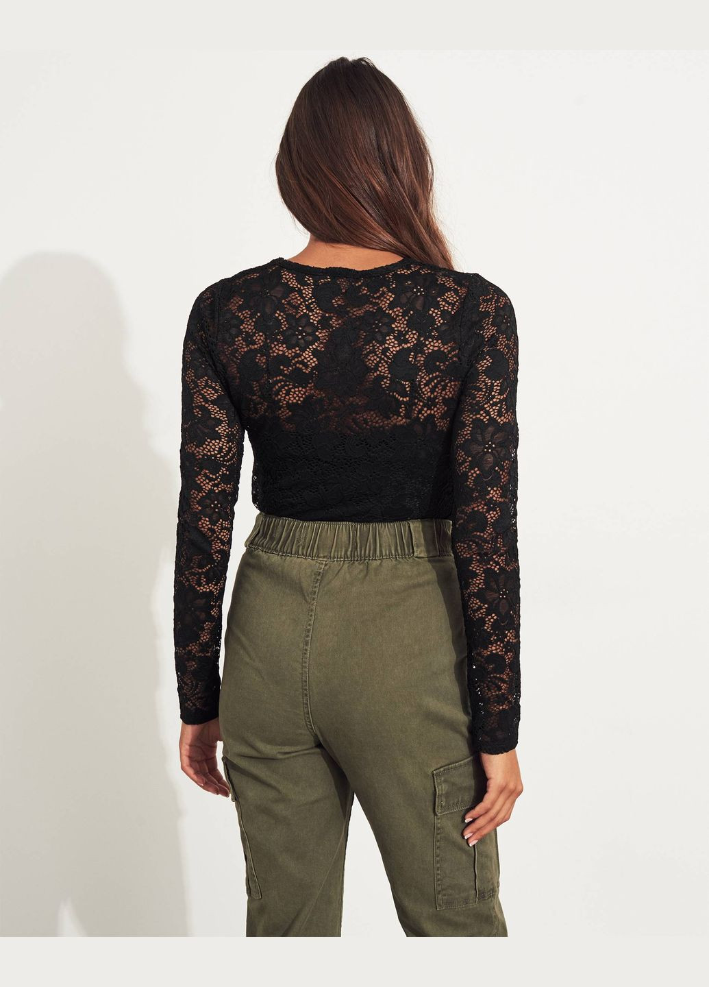 Лонгслив женский - лонгслив HC6851W Hollister (301486802)