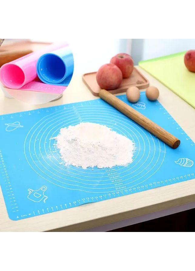 Силіконовий килимок для випічки Benson BN-022 (64*45 см) килимок кондитерський Бенсон, килимок для тесту Бенсон Digital (363832755)