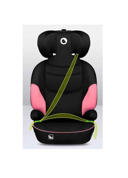 Автокрісло Lars I-Size Pink Baby, 15-36 кг, чорне з рожевим Lionelo LO-LARS I-SIZE PINK BABY (328401763)