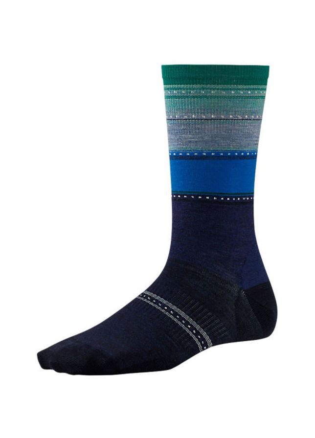 Термошкарпетки Women's Sulawesi Stripe Socks Чорний-Синій Smartwool (282699522)