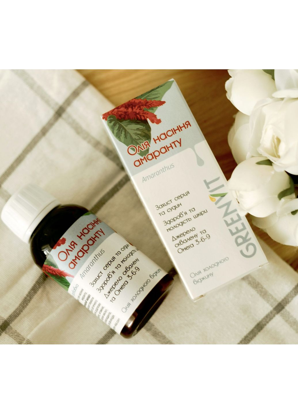 Масло семян амаранта 100мл., обладает мощным противоопухолевым и антиканцерогенным действием,. Грін-віза (354824655)