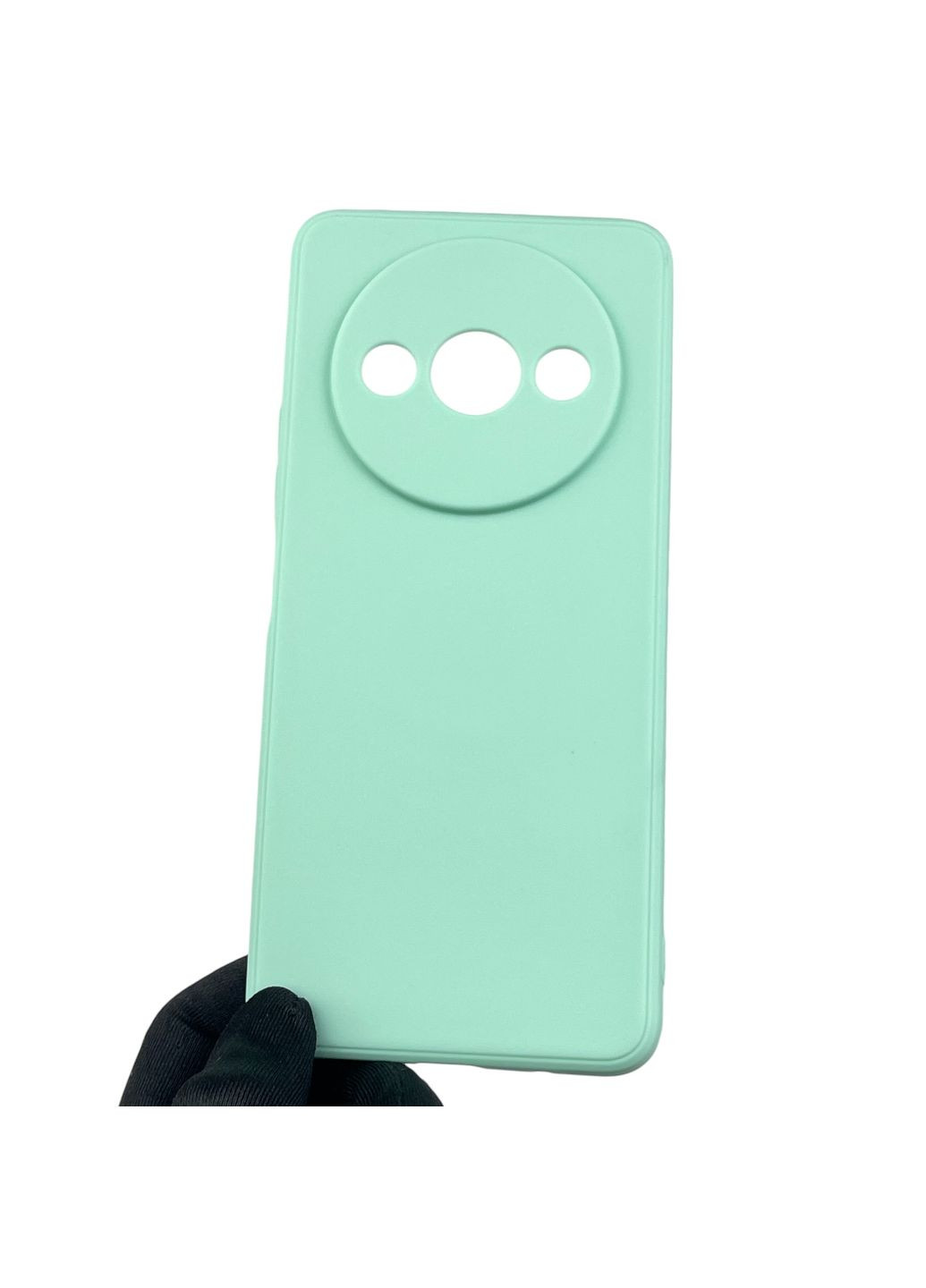 Чехол для Redmi A3 с квадратными гранями с защитой камеры на сяоми редми а3 мятный Xiaomi (366023494)