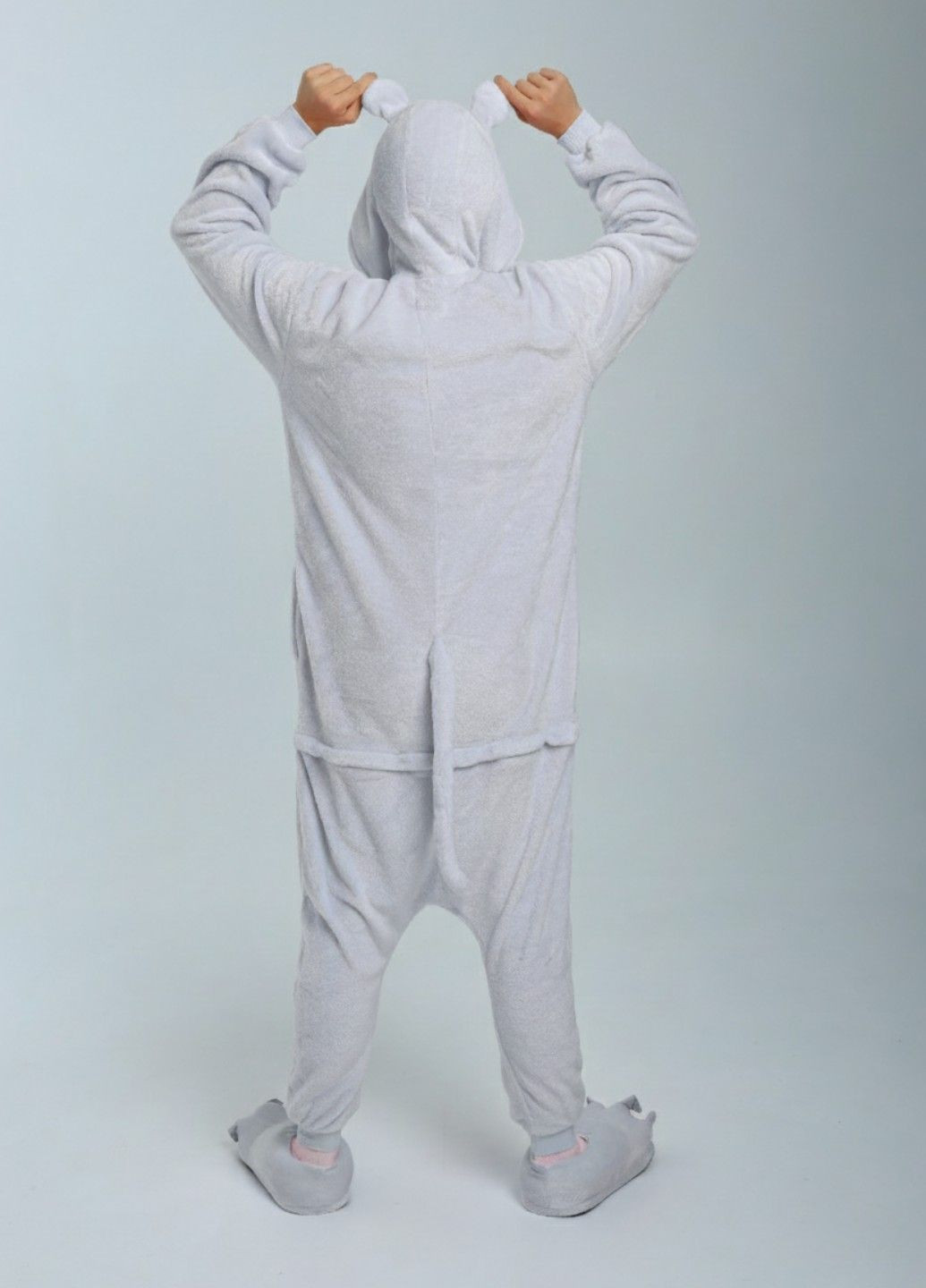 Кігурумі піжама Бегемот чоловіча сіра плюшева Lalapka (369644980)