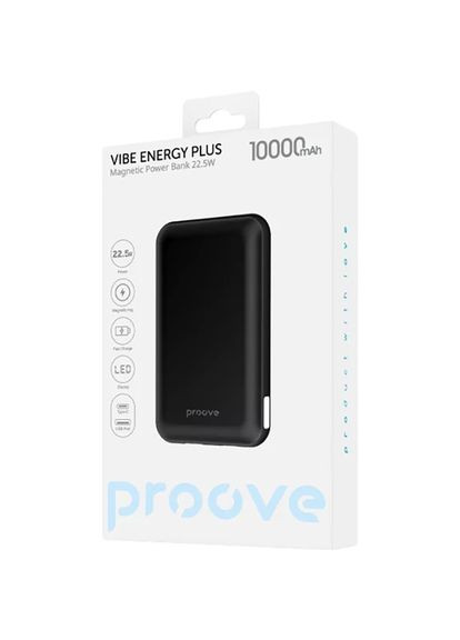 Powerbank Vibe Energy Plus 22.5W 10000 mAh Black (PBVE15012203) Proove (363838197)