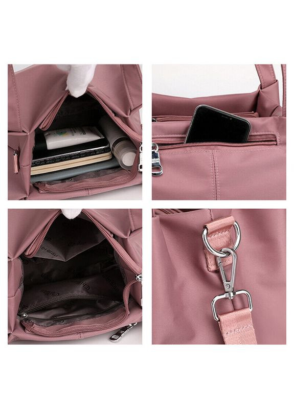 Сумка женская нейлоновая с дополнительной ручкой pink Italian Bags (289872496)