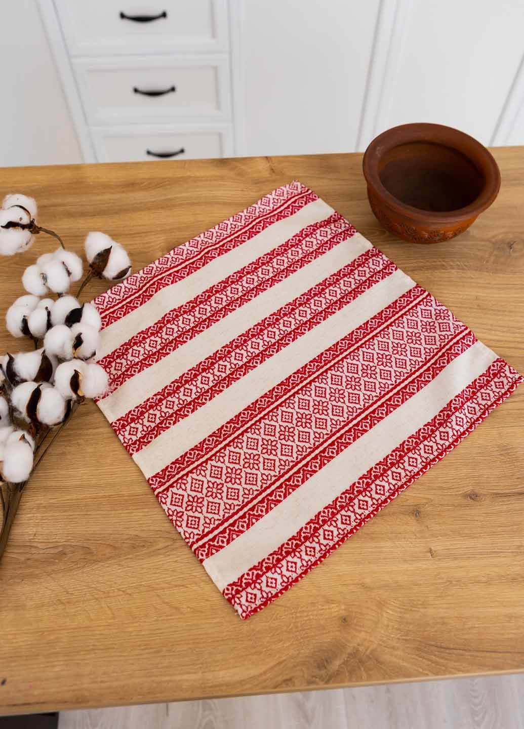 Серветка вишита з українським орнаментом 37х37см (кет2137) Homedec - (322289134)