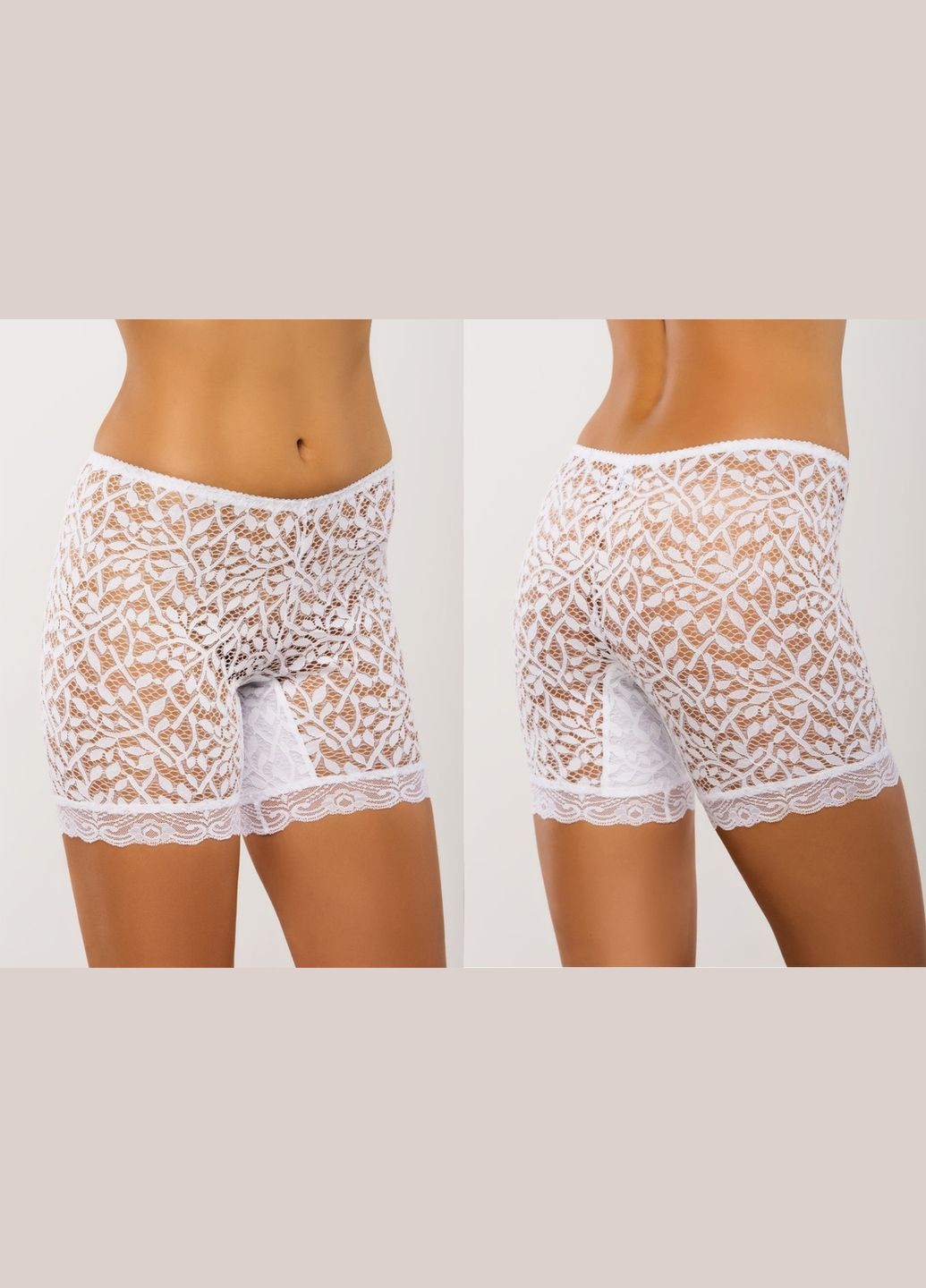 Кружевные трусы-шорты с высокой линией талии. Afina (303628870)