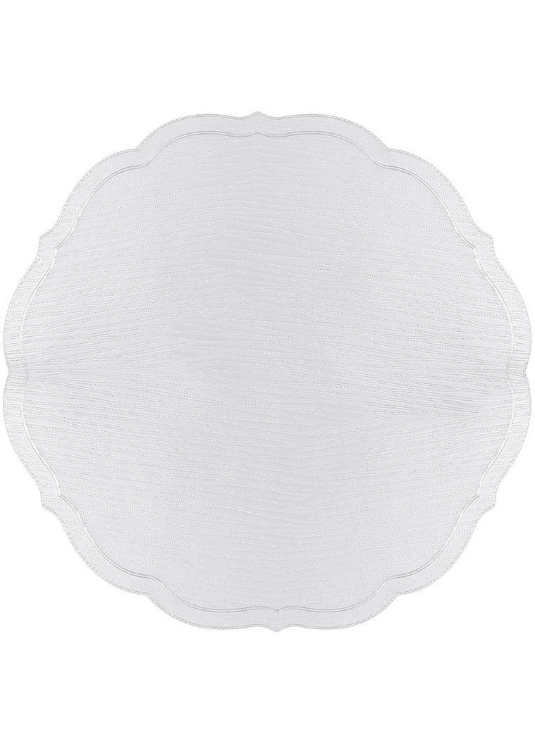 Набір килимків для сервірування Срібна Роса 4 шт плеймати для столу 38 см ПВХ підставки для тарілок BonaDi (368990889)