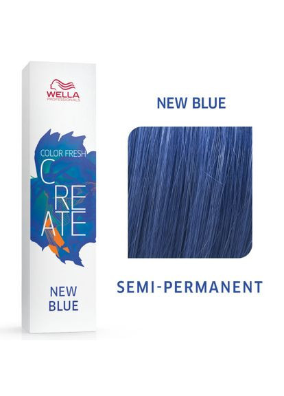 Семиперманентная краска для волос Ночной Синий Professionals Color Fresh Create NEW BLUE 60 мл Wella Professionals (292736573)